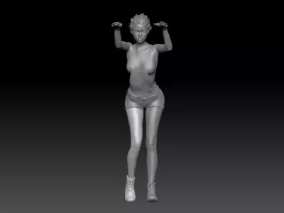 SEXY MECHANIC GIRL 7 3D print model