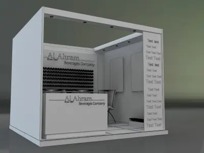 Booth Exhibition Stand a648a  3D model