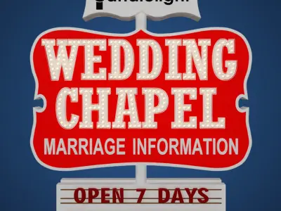 Candlelight Wedding Chapel 3D model