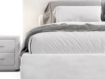 Magenta bed 3D model