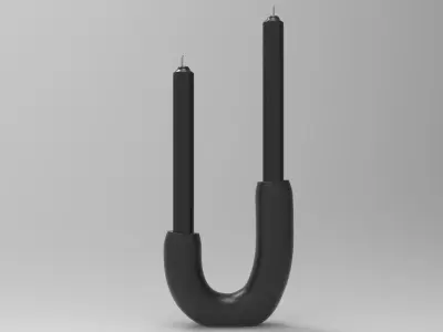 Loj Candle Holder Low-poly 3D model