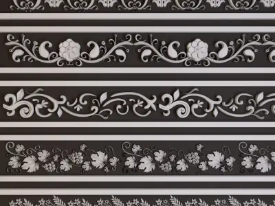 Ornament Trim Vol 05 3D model