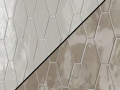 Manchester Hexagon  Ceramic Tile 3D model