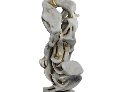 Harmony Sculpture Low-poly 3D model