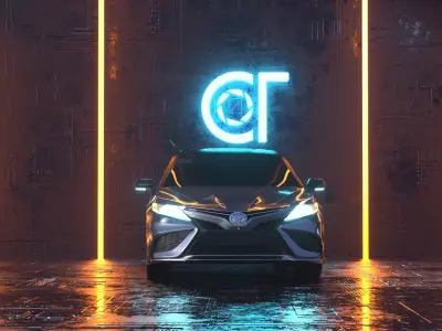 Toyota camry xse 2021 3D model