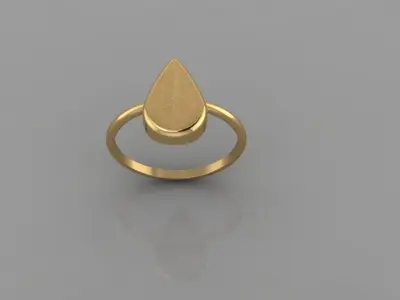 DROP RING 3D print model