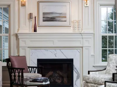 Fireplace Art Deco classic fireplace 3D model