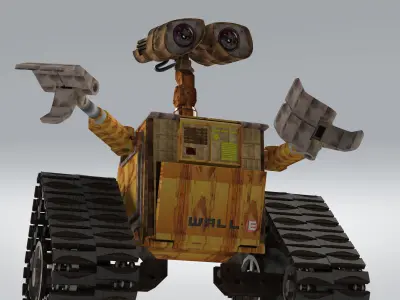 PostApocalyptic  Cleanup Robot Mechanical 3D Model SolidWorks  3D model