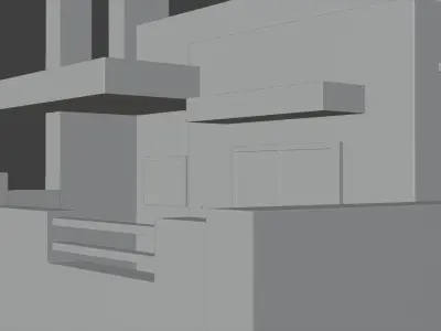   House    for quick animations and Games  Free 3D model