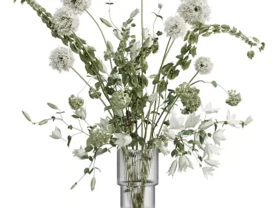 Flower In Vase 102 3D model