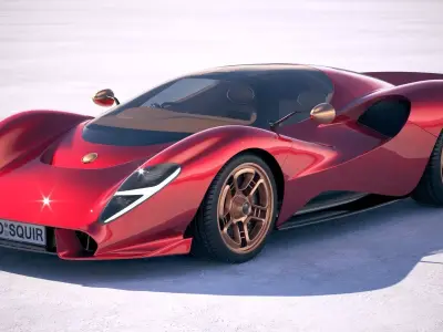 DeTomaso P72 2020 3D model