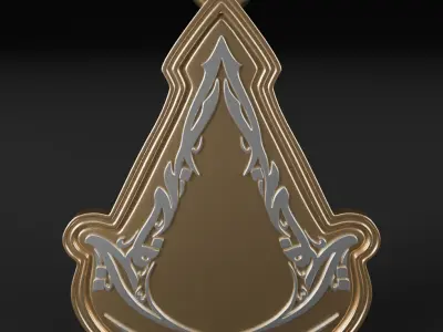 Assassins creed mirage pendant 3D model for 3D print 3D print model