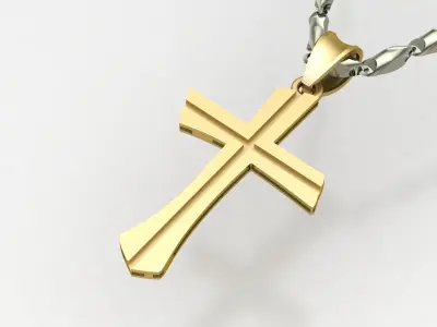 Jesus Cross D34 3D print model