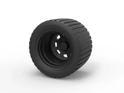 Offroad wheel 26 3D print model