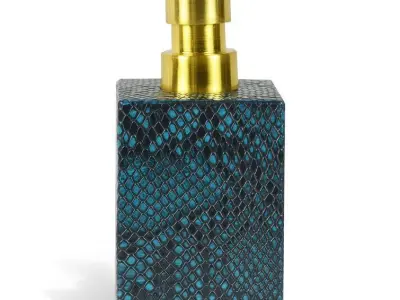 Aliyah Genuine Leather Soap Dispenser 3D model