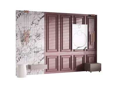 Decorative Wall panel  40 3D model
