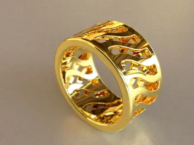 Fance Ring 3D Print Model Free 3D print model