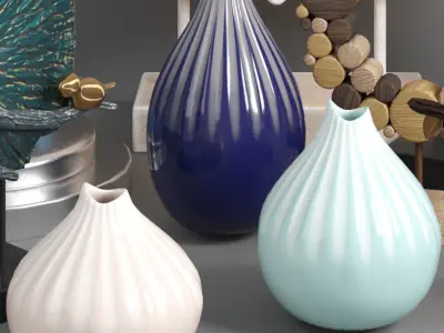 Decorative Sculptor Set 3D model