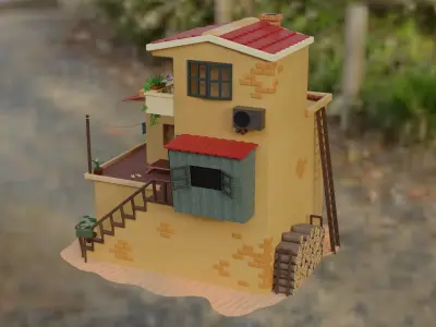 Sitilized House 3D model