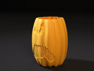 Pumpkin pots 2 3D print model