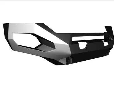 Bumper Fab Fours Bumpers for GMC Sierra 2500-3500 2015-2019 3D model