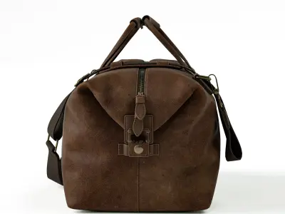 Leather Weekend Bag 3D model