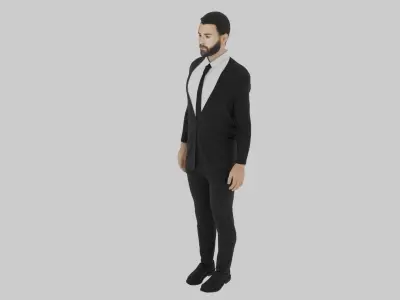 Karim Benzema Low-poly 3D model