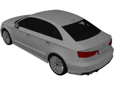 Audi a3  3D print model
