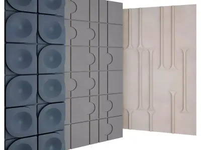 Decorative Wall 3d Panel 03 3D model