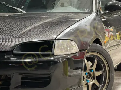 EG Civic Headlight Air Intake 3D print model