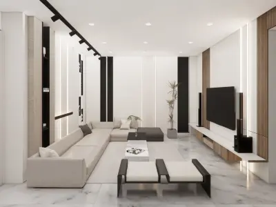 Living Room Interior 3D model