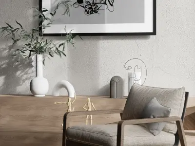 Modern living room  3D model