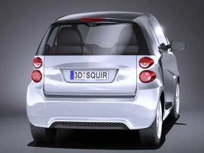 Smart 42 fortwo 2014 VRAY 3D model