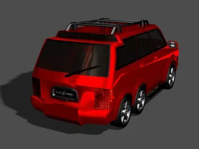 TC New Model Car Low-poly 3D model