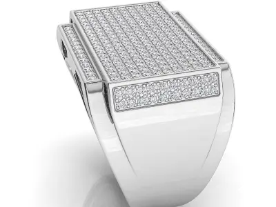 Big fancy mans ring 3D print model