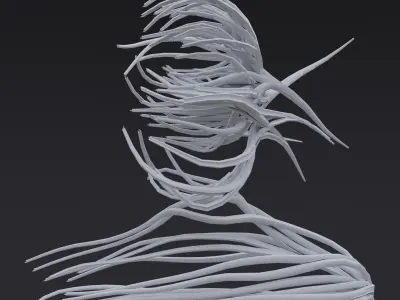 Abstract Hollow Spirit Character 3D model