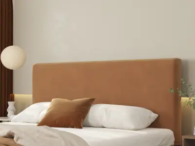 Comfortable bedroom interior scene 3D model 3D model