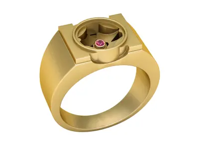 STYLISH RING PANDANT 3D PRINTABLE MODAL  3D print model