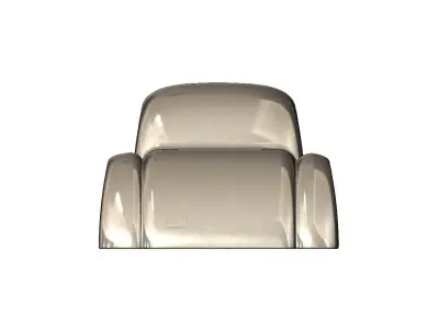 1952 Jaguar XK 120 FHC Coupe car sculpture 3D print model