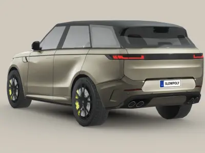 Land Rover Range Rover Sport SV 2024 Low-poly 3D model