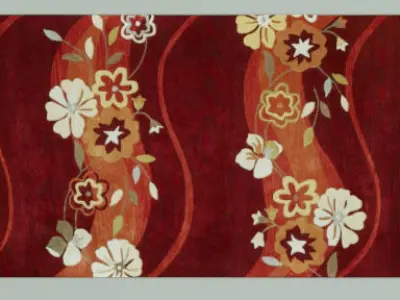 carpet for interior corona rendered 3D model