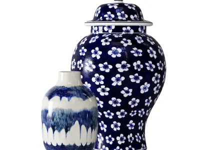 Vases Set 03 3D model