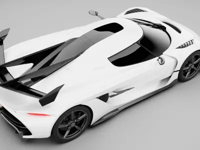 2021 Koenigsegg Jesko 3D model