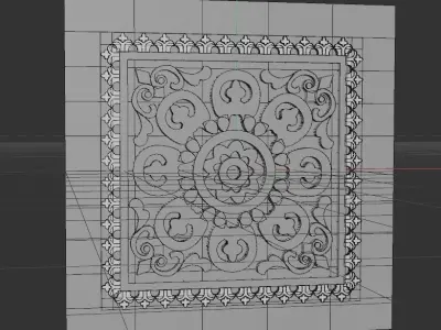 CNC MOEL 3D model