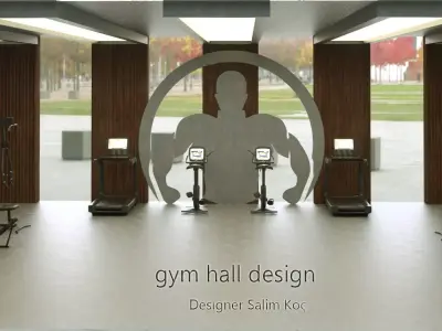 Fitness Gym 3D model 3D model