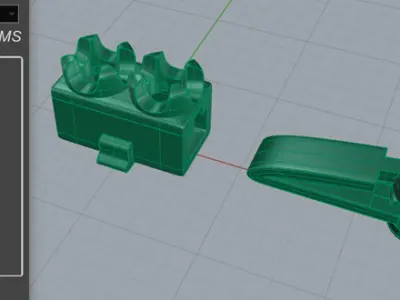 3pt Gem Or Diamond Tennis Bracelet 3D print model