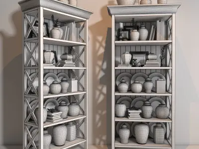 The blues Vase collections 01 3D model