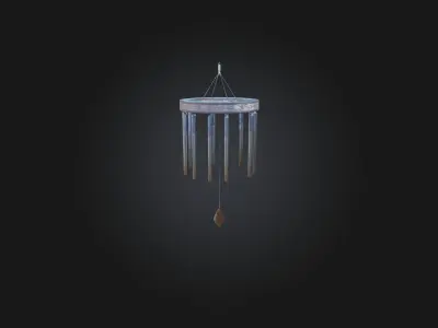 Wind Chime 3D model