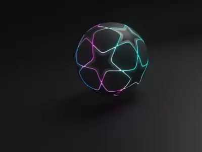 Fotball ball Free 3D model