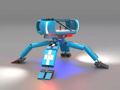Mobile-Mech Home Free 3D model